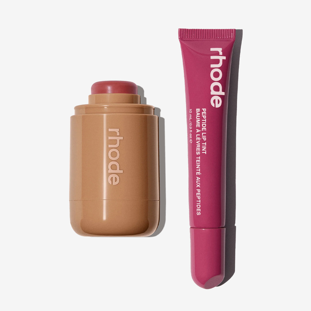 Rhode Pocket Blush + Peptide Lip Tint Duo