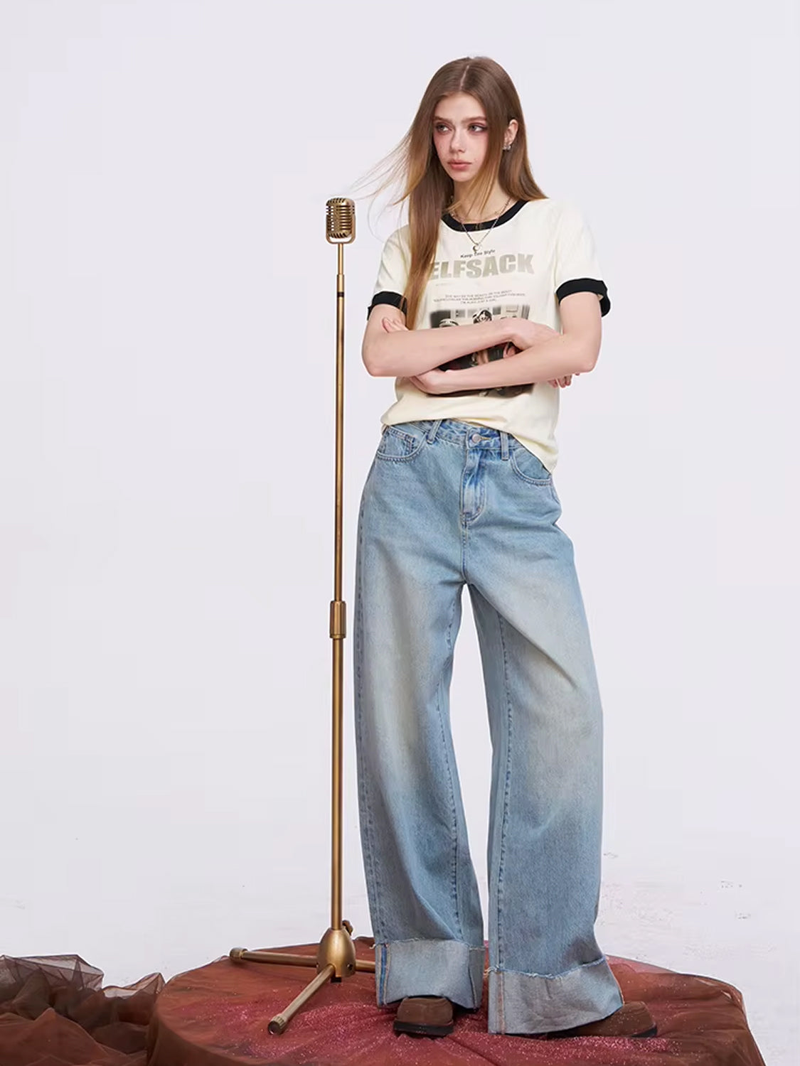 Vintage Photo Ringer T-shirt