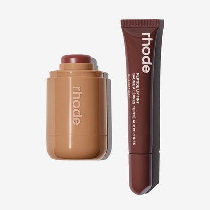 Rhode Pocket Blush + Peptide Lip Tint Duo