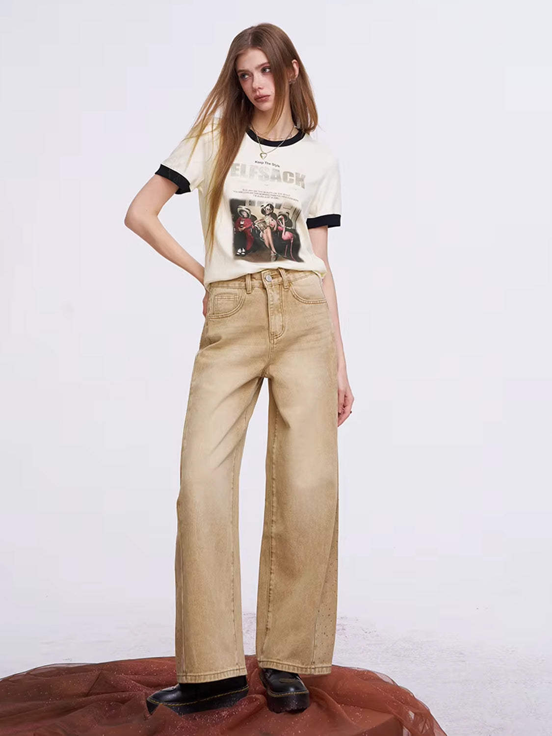 Vintage Photo Ringer T-shirt